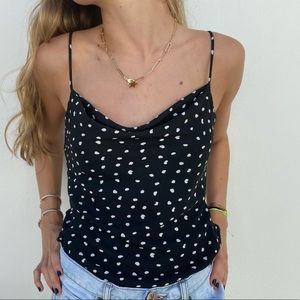 Polka Dot Drape Top from Nordstrom